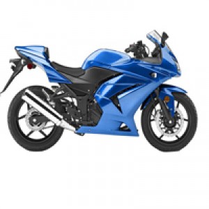 Billigste 2008-2012 Kawasaki EX250 Verkleidung
