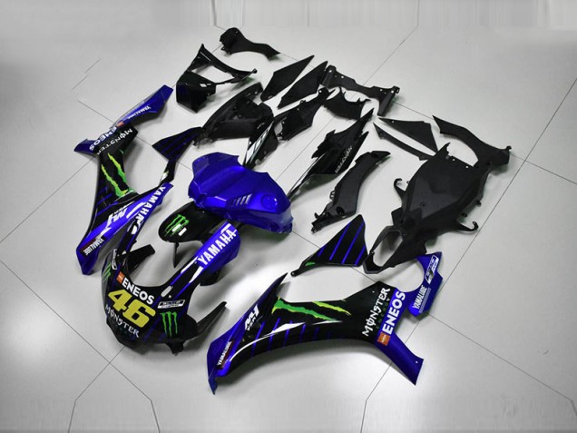 R1 15-19 Motorrad Verkleidungen - Blau Blau Weiß ENEOS 46 Monster R1 15-19 Motorrad Verkleidungen - Blau Blau Weiß ENEOS 46 Monster