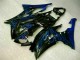 R6 08-16 Motorrad Verkleidungen - Blau Flamme Schwarz R6 08-16 Motorrad Verkleidungen - Blau Flamme Schwarz