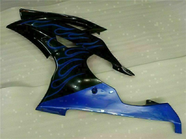 R6 08-16 Motorrad Verkleidungen - Blau Flamme Schwarz R6 08-16 Motorrad Verkleidungen - Blau Flamme Schwarz