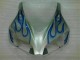 CBR 1000 RR 06-07 Motorrad Verkleidungen - Blau Flamme Silber CBR 1000 RR 06-07 Motorrad Verkleidungen - Blau Flamme Silber