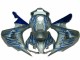 CBR 1000 RR 06-07 Motorrad Verkleidungen - Blau Flamme Silber CBR 1000 RR 06-07 Motorrad Verkleidungen - Blau Flamme Silber