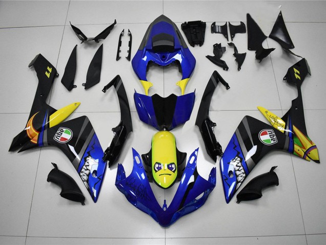 R1 07-08 Motorrad Verkleidungen - Blau Hai R1 07-08 Motorrad Verkleidungen - Blau Hai