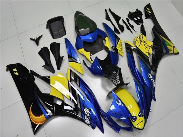 R6 06-07 Motorrad Verkleidungen - Blau Hai R6 06-07 Motorrad Verkleidungen - Blau Hai