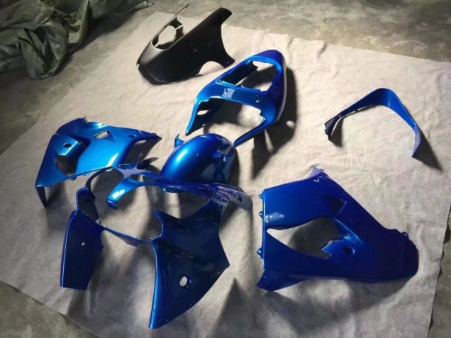 ZX9R 02-03 Motorrad Verkleidungen - Blau Matt Schwarz ZX9R 02-03 Motorrad Verkleidungen - Blau Matt Schwarz