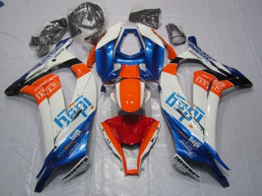 ZX10R 11-15 Motorrad Verkleidungen - Blau Orange