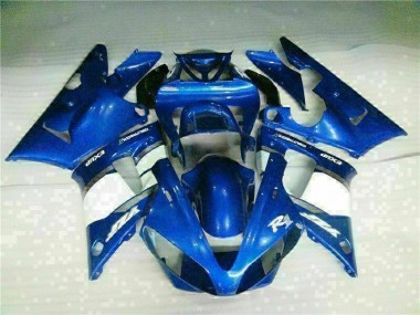 R1 00-01 Motorrad Verkleidungen Komplett Sets - Blau
