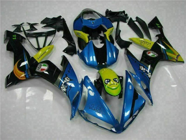 R1 04-06 Motorrad Vollverkleidung - Blau R1 04-06 Motorrad Vollverkleidung - Blau