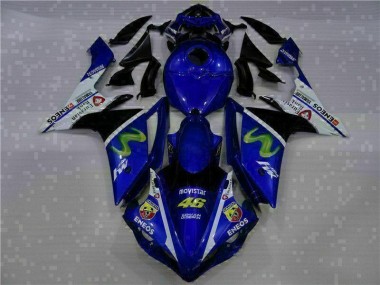 R1 07-08 Motorrad Verkleidungen Komplett Sets - Blau