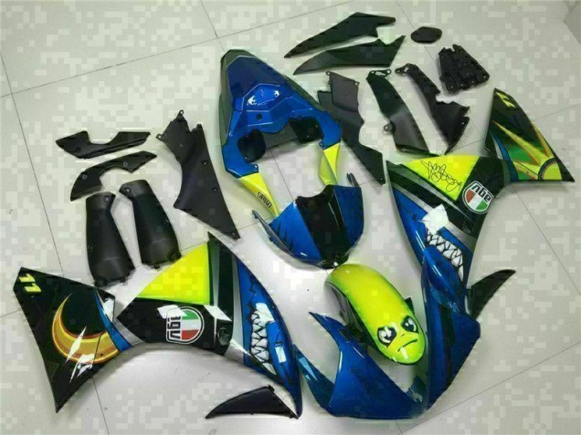 R1 09-11 Motorrad Verkleidungen - Blau R1 09-11 Motorrad Verkleidungen - Blau