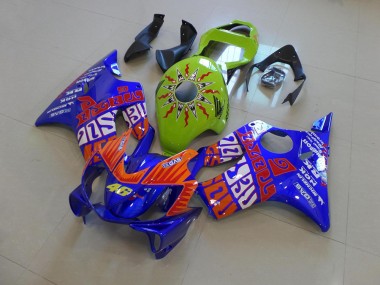 CBR 600 F4i 01-03 Motorrad Verkleidungen - Blau Rossi