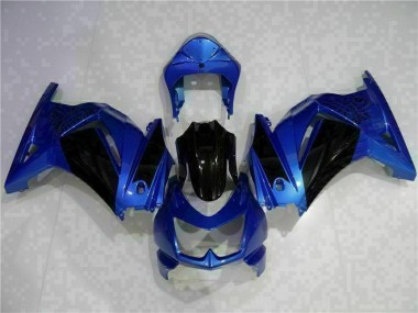 EX250 08-12 Motorrad Verkleidungen - Blau Schwarz