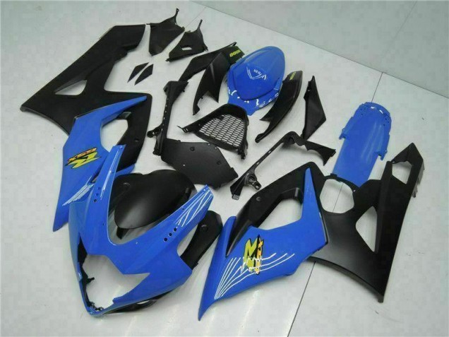 GSXR 1000 K5 05-06 Motorrad Verkleidungen Komplett Sets - Blau Schwarz GSXR 1000 K5 05-06 Motorrad Verkleidungen Komplett Sets - Blau Schwarz
