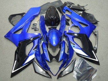 GSXR 1000 K5 05-06 Motorrad Vollverkleidung - Blau Schwarz