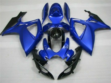 GSXR 600 / 750 K6 06-07 Motorrad Verkleidung - Blau Schwarz