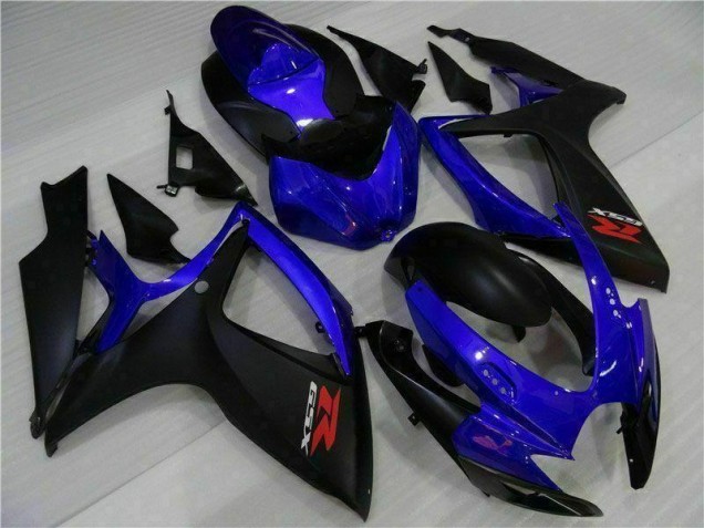 GSXR 600 / 750 K6 06-07 Motorrad Verkleidungen - Blau Schwarz GSXR 600 / 750 K6 06-07 Motorrad Verkleidungen - Blau Schwarz