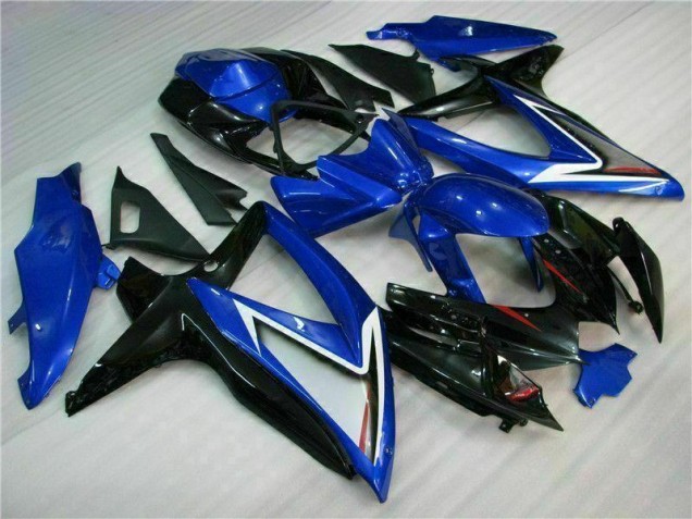 GSXR 600 / 750 K8 08-10 Motorrad Verkleidung - Blau Schwarz GSXR 600 / 750 K8 08-10 Motorrad Verkleidung - Blau Schwarz