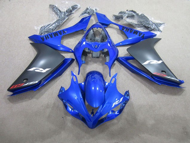 R1 07-08 Motorrad Verkleidungen - Blau Schwarz R1 07-08 Motorrad Verkleidungen - Blau Schwarz
