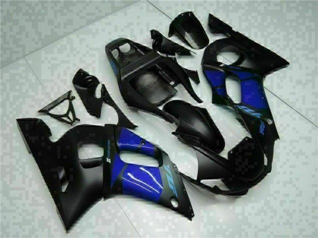 R6 98-02 Motorrad Verkleidungen - Blau Schwarz R6 98-02 Motorrad Verkleidungen - Blau Schwarz