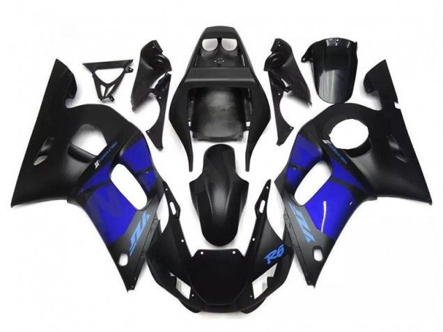 R6 98-02 Motorrad Verkleidungen & Plastik - Blau Schwarz R6 98-02 Motorrad Verkleidungen & Plastik - Blau Schwarz