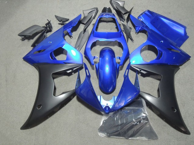 R6 03-05 Motorrad Verkleidungen - Blau Schwarz R6 03-05 Motorrad Verkleidungen - Blau Schwarz