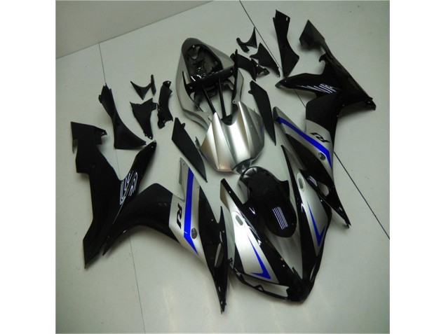 R1 04-06 Motorrad Verkleidungen - Blau Schwarz Silber R1 04-06 Motorrad Verkleidungen - Blau Schwarz Silber