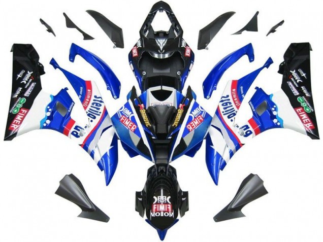 R6 06-07 Motorrad Verkleidungen - Blau Schwarz Sterilgarda R6 06-07 Motorrad Verkleidungen - Blau Schwarz Sterilgarda