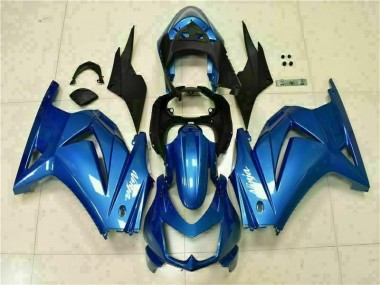EX250 08-12 Motorrad Verkleidungen - Blau Schwarz Weiß Ninja