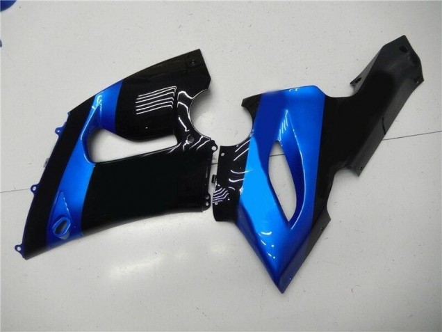 ZX6R 05-06 Motorrad Verkleidungen - Blau Schwarz ZX6R 05-06 Motorrad Verkleidungen - Blau Schwarz