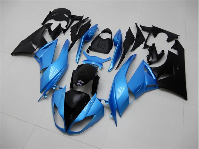 ZX6R 09-12 Motorrad Verkleidung - Blau Schwarz ZX6R 09-12 Motorrad Verkleidung - Blau Schwarz