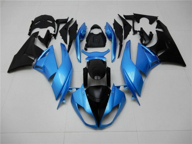 ZX6R 09-12 Motorrad Verkleidung - Blau Schwarz ZX6R 09-12 Motorrad Verkleidung - Blau Schwarz