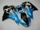 ZX6R 09-12 Motorrad Verkleidungen - Blau Schwarz ZX6R 09-12 Motorrad Verkleidungen - Blau Schwarz