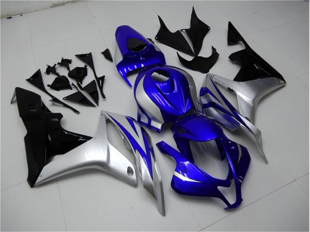 CBR 600 RR 07-08 Motorrad Verkleidungen - Blau Silber Schwarz CBR 600 RR 07-08 Motorrad Verkleidungen - Blau Silber Schwarz