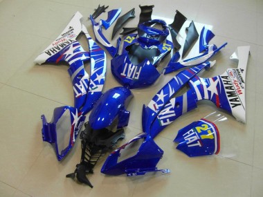 R6 08-16 Motorrad Verkleidungen - Blau Star Fiat