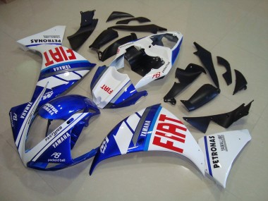 R1 09-11 Motorrad Verkleidungen - Blau Weiß Fiat