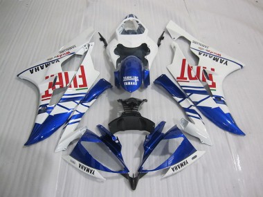 R6 06-07 Motorrad Verkleidungen - Blau Weiß Fiat