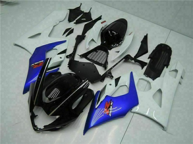 GSXR 1000 K5 05-06 Motorrad Verkleidungen - Blau Weiß GSXR 1000 K5 05-06 Motorrad Verkleidungen - Blau Weiß