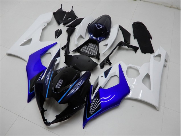 GSXR 1000 K5 05-06 Motorrad Verkleidungen & Plastik - Blau Weiß GSXR 1000 K5 05-06 Motorrad Verkleidungen & Plastik - Blau Weiß