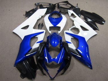 GSXR 1000 K5 05-06 Motorrad Vollverkleidung - Blau Weiß