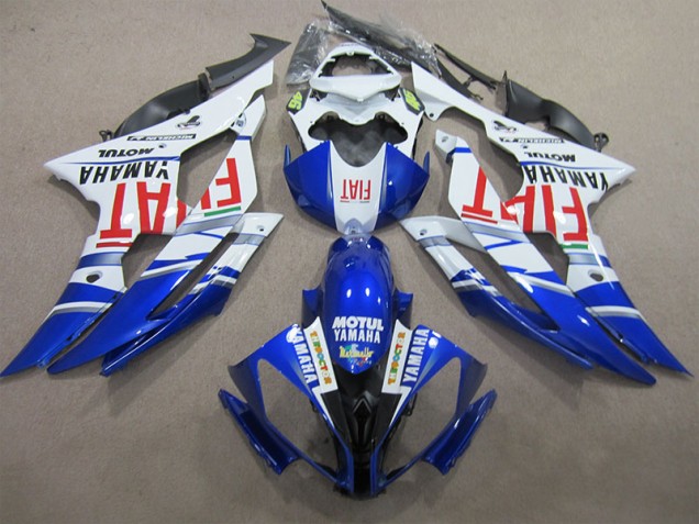 R6 08-16 Motorrad Verkleidungen - Blau Weiß Motul Rot Fiat R6 08-16 Motorrad Verkleidungen - Blau Weiß Motul Rot Fiat