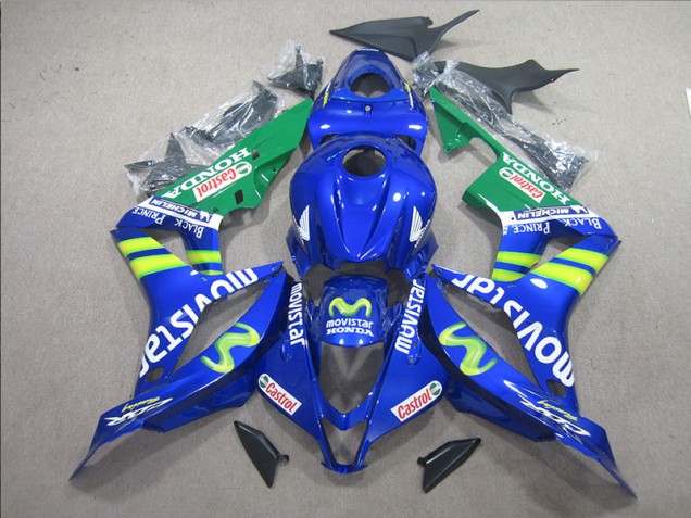 CBR 600 RR 07-08 Motorrad Verkleidungen - Blau Weiß Movistar CBR 600 RR 07-08 Motorrad Verkleidungen - Blau Weiß Movistar