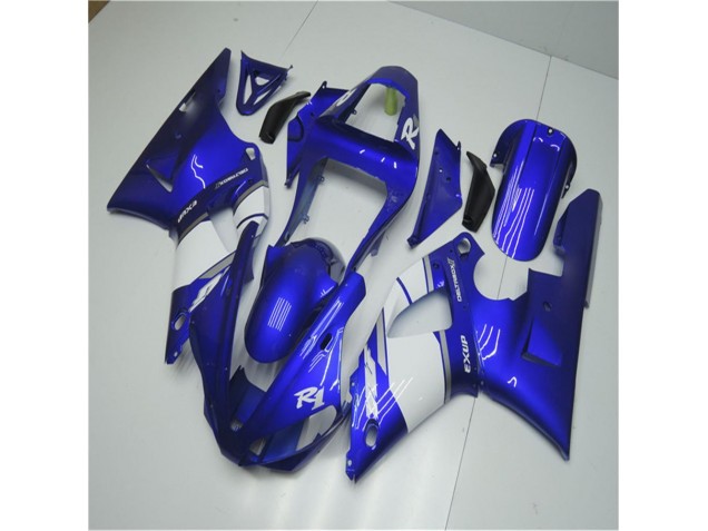 R1 00-01 Motorrad Verkleidung - Blau Weiß