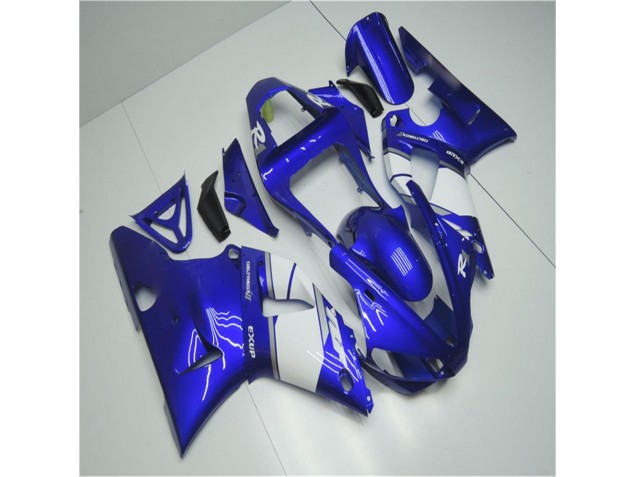 R1 00-01 Motorrad Verkleidung - Blau Weiß