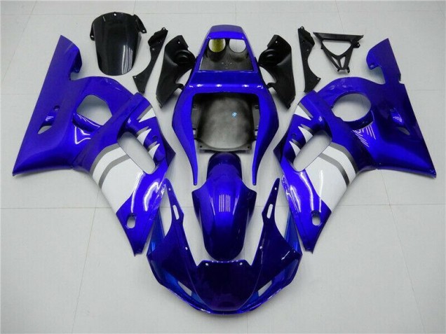 R6 98-02 Motorrad Verkleidung - Blau Weiß R6 98-02 Motorrad Verkleidung - Blau Weiß
