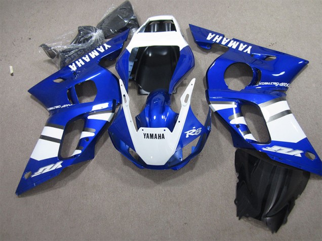 R6 98-02 Motorrad Verkleidungen - Blau Weiß R6 98-02 Motorrad Verkleidungen - Blau Weiß