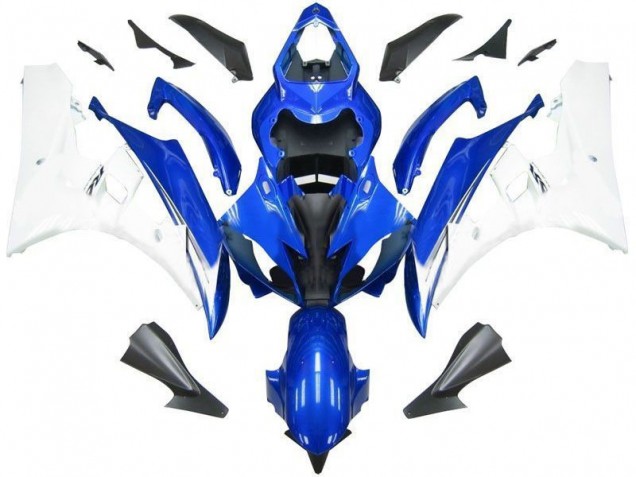 R6 06-07 Motorrad Vollverkleidung - Blau Weiß R6 06-07 Motorrad Vollverkleidung - Blau Weiß