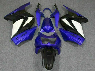 EX250 08-12 Motorrad Verkleidungen - Blau Weiß Schwarz Ninja
