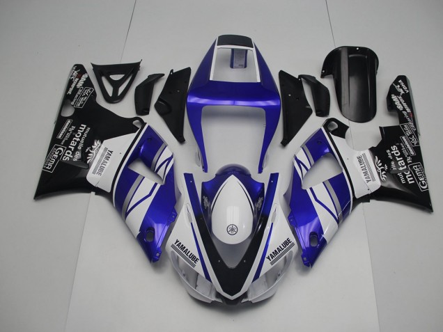 R1 98-99 Motorrad Verkleidungen - Blau Weiß Schwarz R1 98-99 Motorrad Verkleidungen - Blau Weiß Schwarz