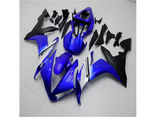 R1 04-06 Motorrad Verkleidungen - Blau Weiß Schwarz R1 04-06 Motorrad Verkleidungen - Blau Weiß Schwarz