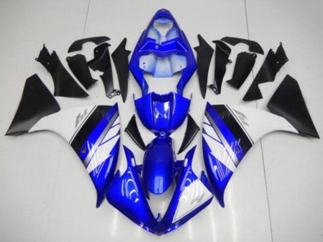 R1 09-11 Motorrad Verkleidungen - Blau Weiß Schwarz R1 09-11 Motorrad Verkleidungen - Blau Weiß Schwarz